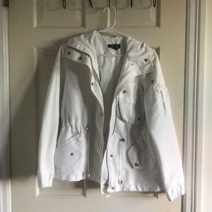 Ralph Lauren white rain coat
